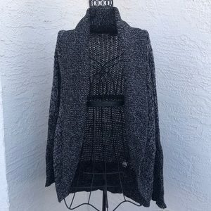 Armani Exchange Long Open Front Cardigan Size S